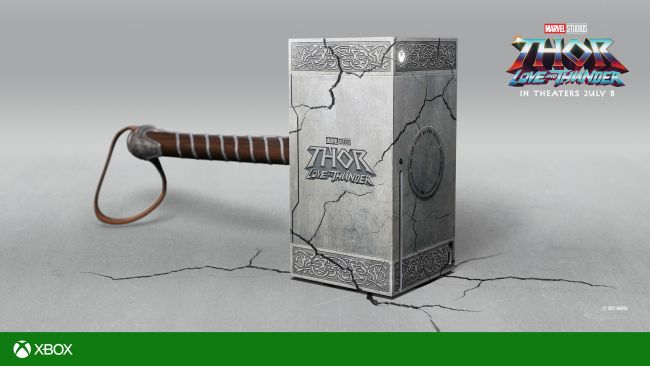 Microsoft lodder ut en Xbox Series X formet som Thors hammer